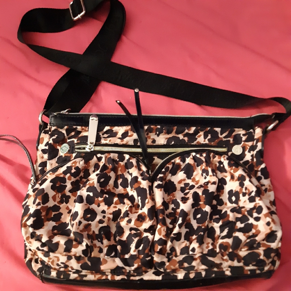 Betsey Johnson leopard purse